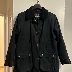 Barbour Classic Navy Waxed Jacket
